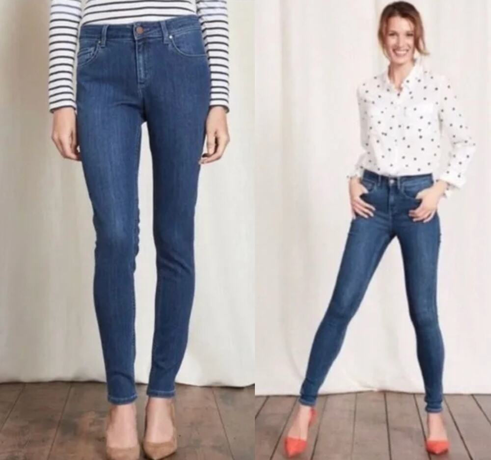 Boden | Mayfair Modern Skinny Jeans Dark Wash Petite | Sz 8P